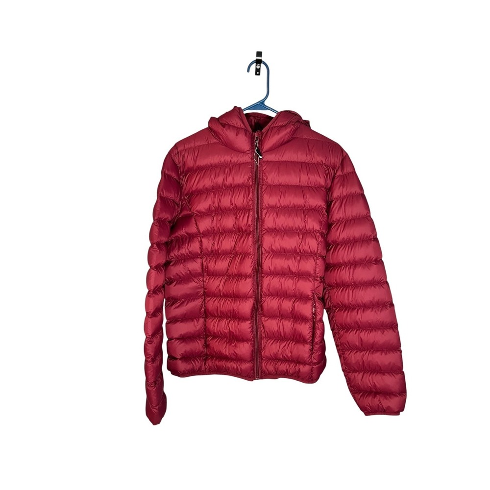 Merence NWOT Women's Burgundy Down/Feather Filled‎ Puffer Jacket Coat XL
